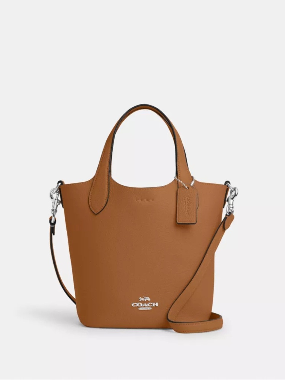 Coach Hanna Bucket Bag Saddle Brown